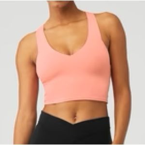 Alo Airbrush Real Bra Tank Strawberry Lemonade